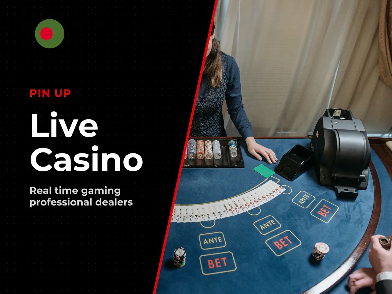 Live Casino & Table Games. The live casino section erases the boundary between a physical establishment and an online experience. Table games are broadcast from professional studios in 4K quality with