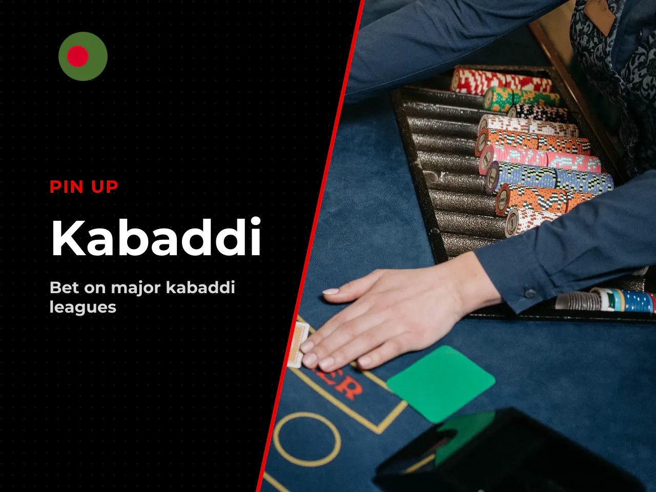 **Kabaddi** has a passionate following in Bangladesh, and Pin Up Bet includes markets on major kabaddi leagues and international events. Available bet types typically include match winner, point sprea