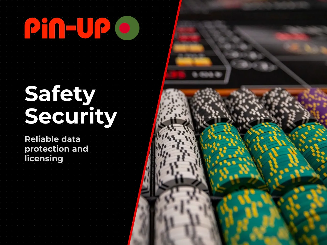 Is Pin Up safe license, security