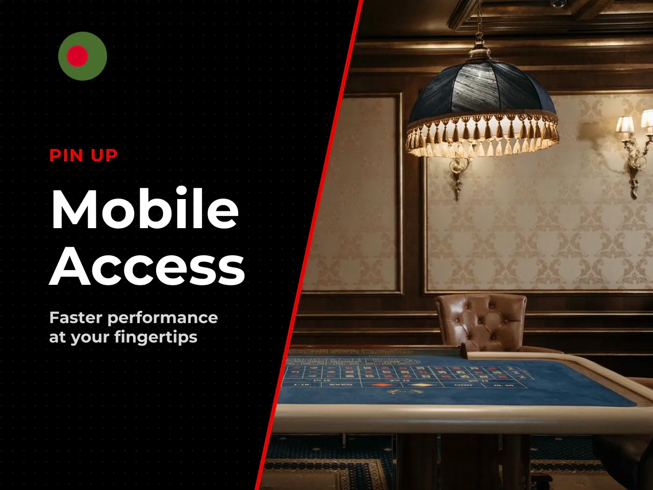 What users get with download Pin Up app. Installing the Pin Up app gives you faster startup times, smoother performance on your phone, and direct push notifications — things a standard mobile browser
