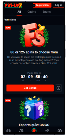 pin up bonuses