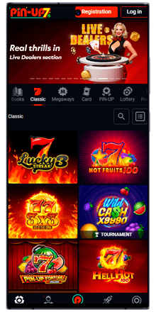 classic slots pin up casino