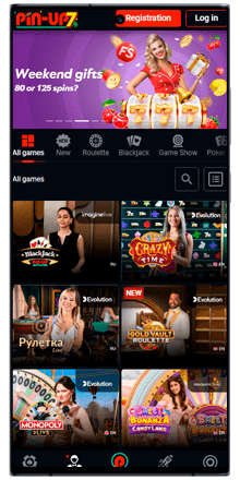 pin up live casino
